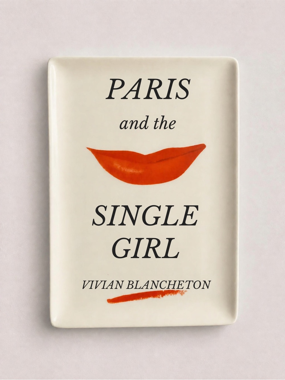 Kate Spade New York x Lenox “Paris and the Single Girl” Porcelain Tray – NWOT